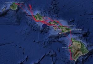 Siren's voyages from 2013 to 2015